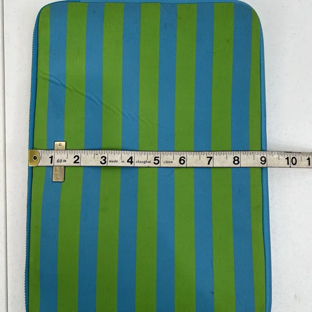 Kate Spade Neoprene Laptop Notebook Sleeve Cover Blue Green Laptops iPads‎